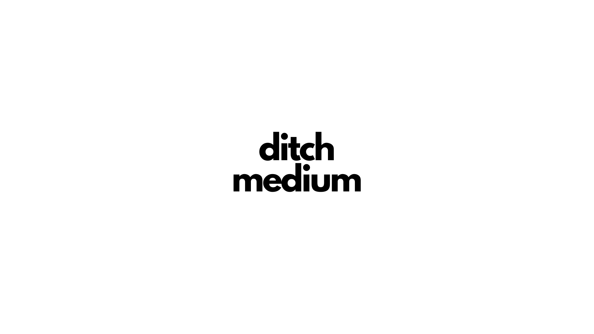 ditch medium